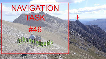 Navigation Task 46 #mapreading #contourlines #snowdonia