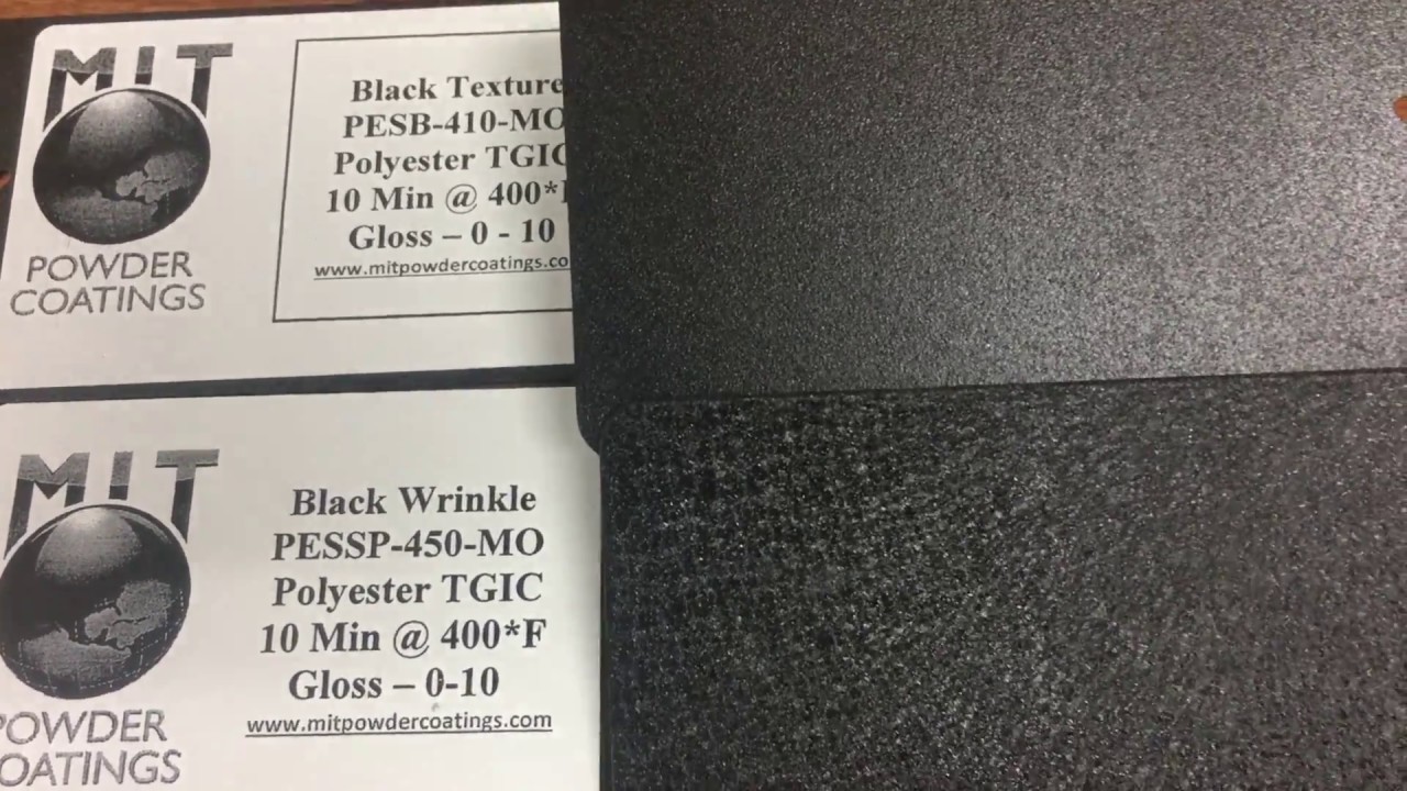 Mit Powder Coatings Black Texture Black Wrinkle Youtube Mit Powder Coatings Black Texture Black Wrinkle Youtube
