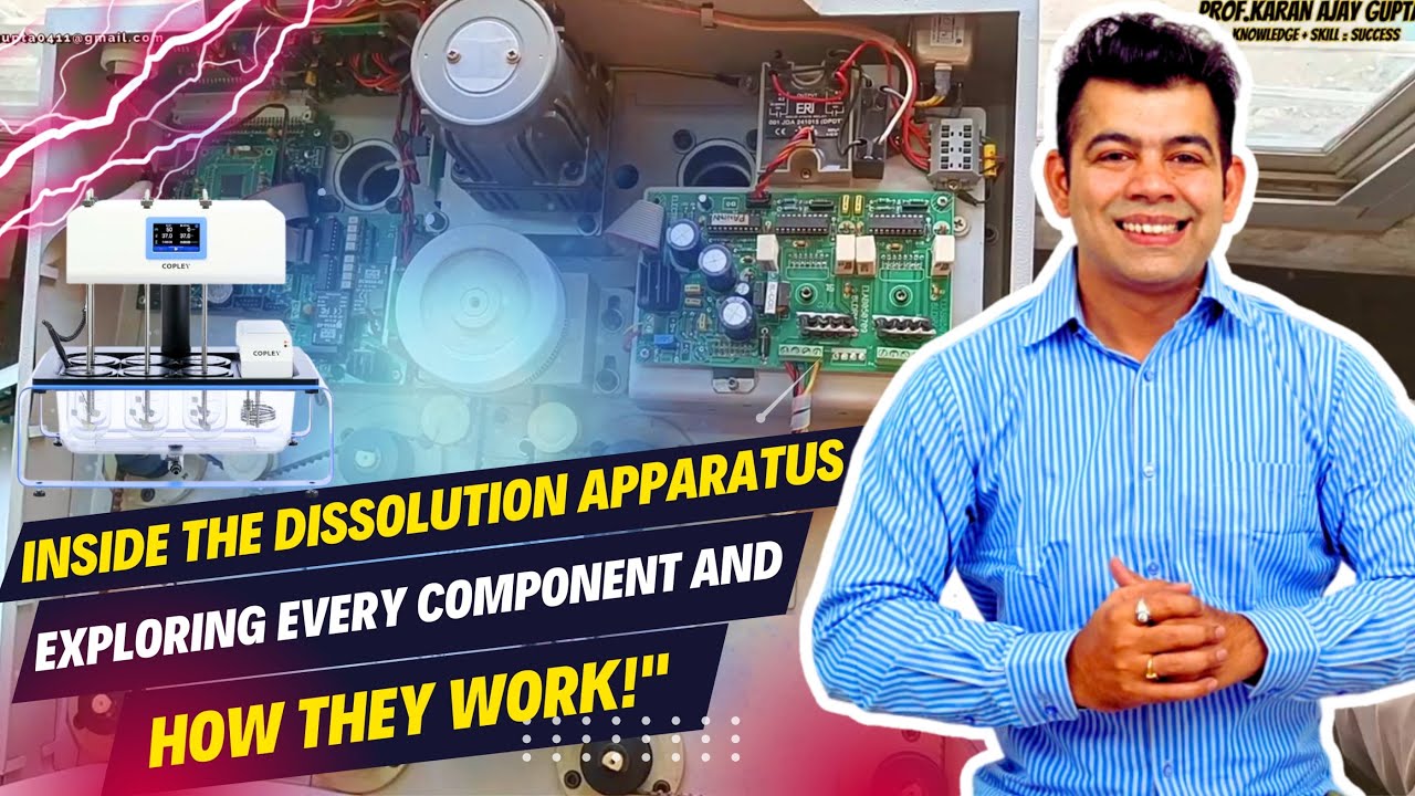 DISSOLUTION APPARATUS INTERNAL STRUCTURE I HINDI