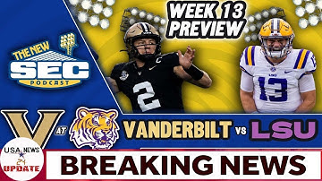 Vanderbilt Football Favored to Defeat LSU For First Time in Very Long Time......
