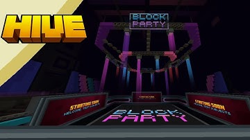 The Hive Block Party Cinematic & Gameplay || Minecraft (The Hive) #HiveDisco
