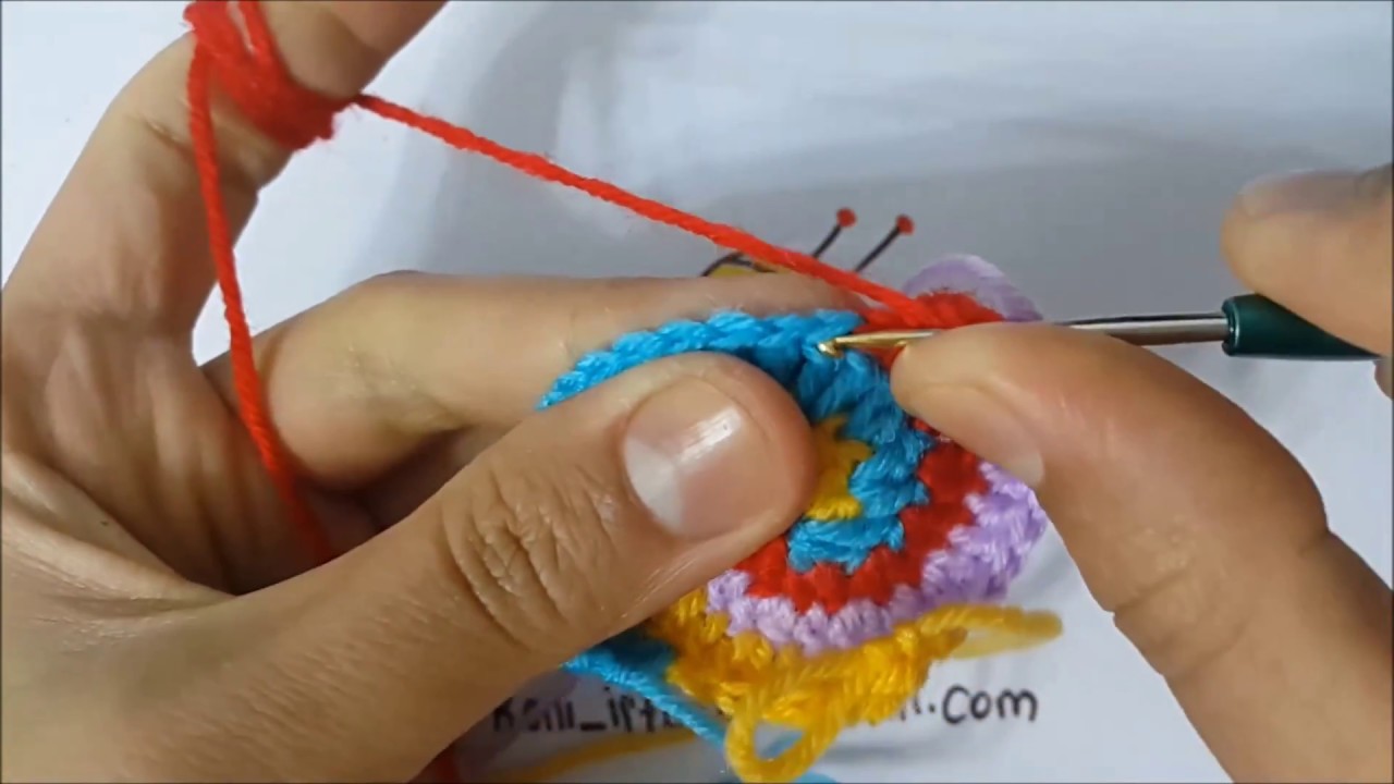 Bebek Battaniyesi Motifi Yapılışı spiral motif knitting YouTube