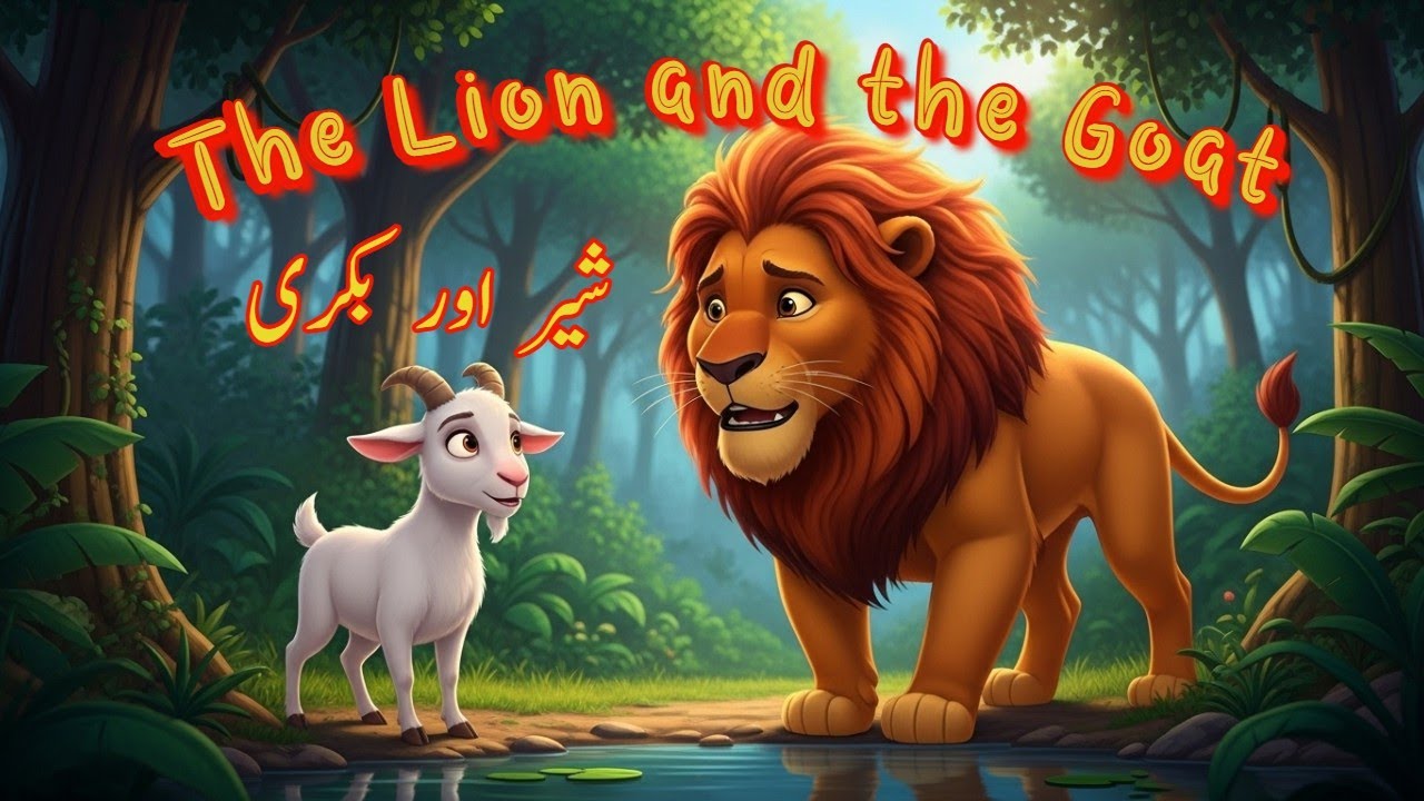 The Lion and the Goat | شیر اور بکری | Sher Aur Bakri | Kids Moral Story