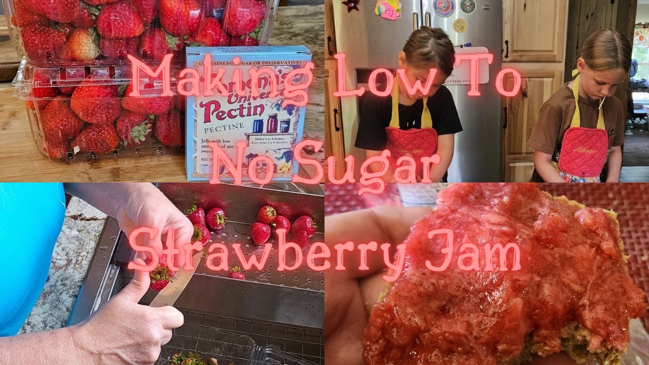 Making Low To No Sugar Strawberry Jam With Pamonas Pectin