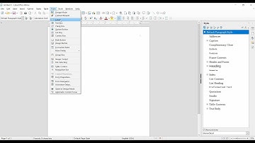 LibreOffice writer tutorial form menu part 1 in hindi