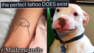 r/Mademesmile | funny dog tattoo