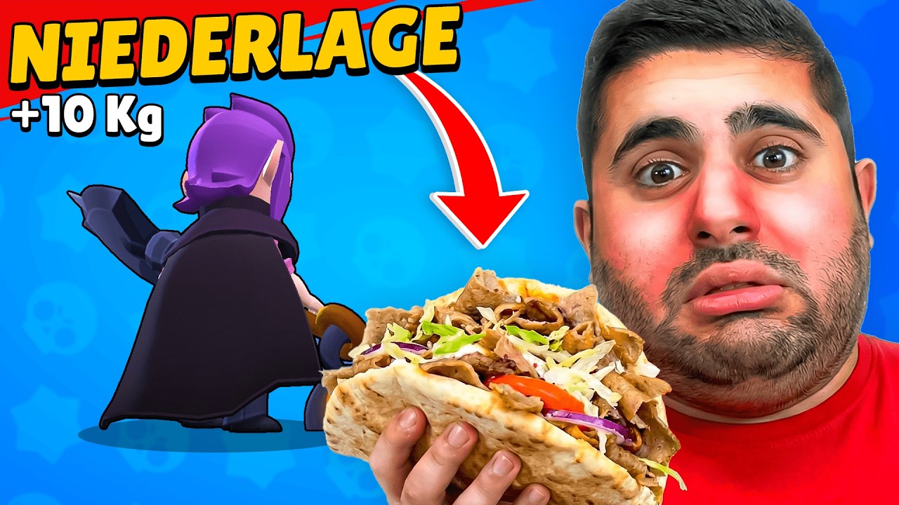 NACH JEDER NIEDERLAGE, ESSE ICH 1 DÖNER in BRAWL STARS! 😱🥙