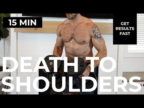 15 Min DEATH TO SHOULDERS Workout | Build Strong Shoulders Fast!