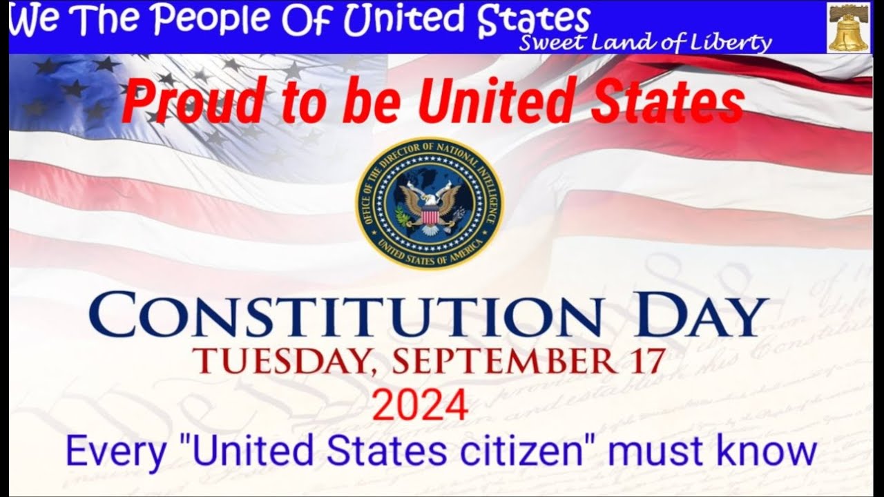 Constitution Day Tue, 17 Sept, 2024 Holiday USA