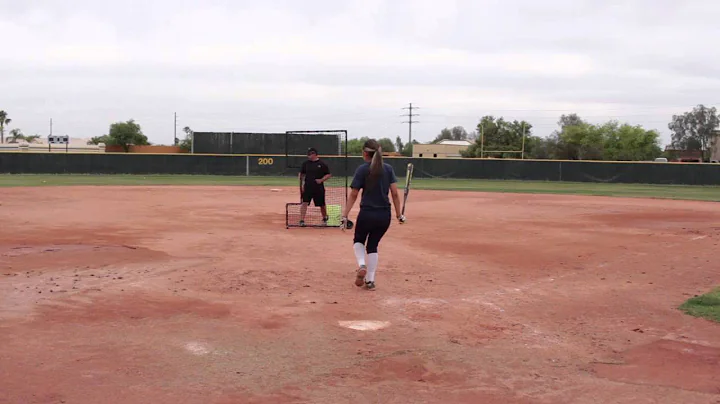 Alyssa Quintana Softball Skills Video