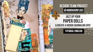 JAZZ UP YOUR PAPER DOLLS & MAKE A HIDDEN JOURNALING SPOT 🟢 DTP@49dragonflies 🟢PROMO-CODE "LUISE2021"