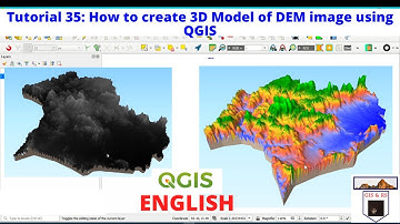 How to create 3D Model of DEM image using QGIS
