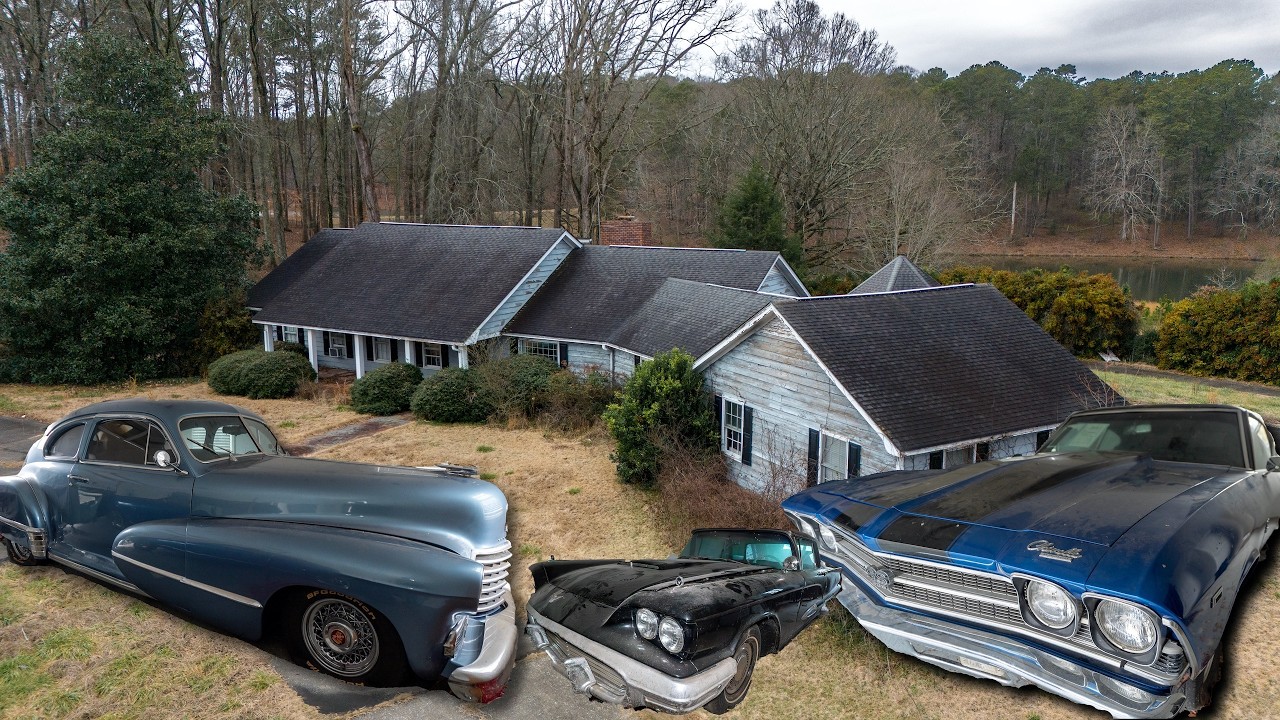 Found Cars Inside Abandoned Mansion Worth THOUSANDS! 😳💰