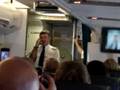 Bruce('s 50 Year Birthday) Dickinson talking on Ed Force One!