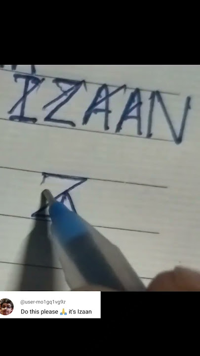 IZAAN NAME PROFILE LOGO CREAT 🔥 ✨ 💥 comment your name #viraltrendingshorts  #logodesign #shorts