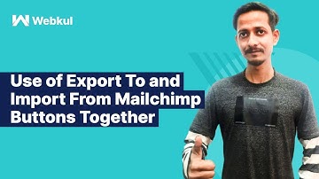 Export To & Import From #mailchimp Buttons On #Salesforce Together | Salesforce Mailchimp Connector
