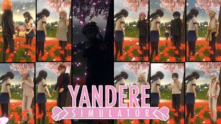 All male rivals confess to Ayano | YandereSimulatorSenpaiYandereMod