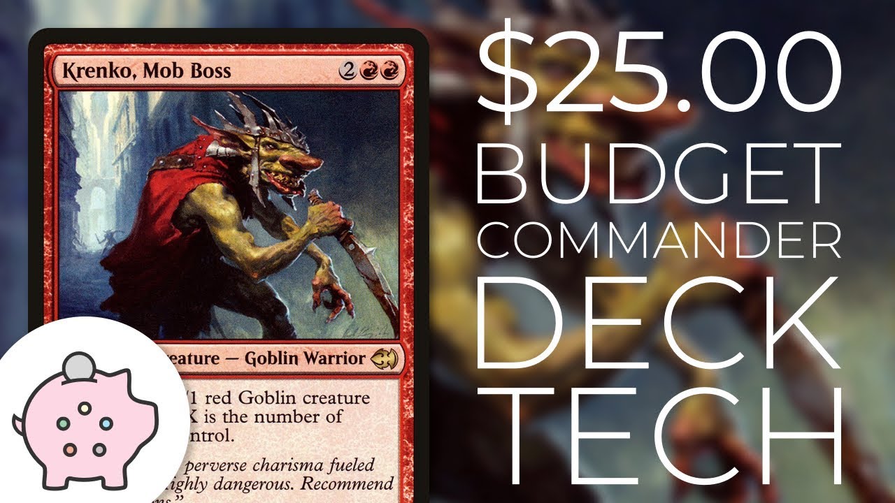 Krenko, Mob Boss EDH Budget Deck Tech | Tribal | Magic the Gathering | Commander - YouTube