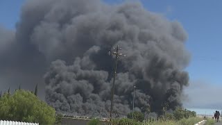 1-million-square-foot Medline facility destroyed as crews continue to battle fire in Tracy