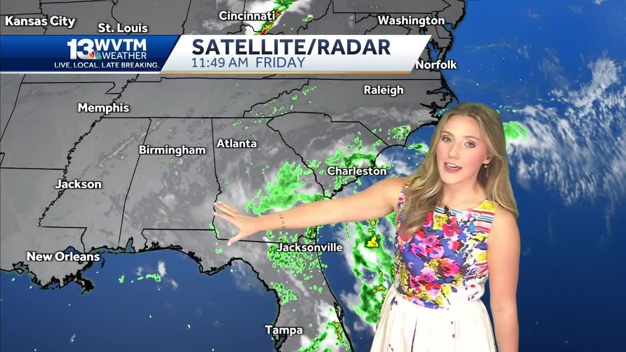 Extremely hot and humid through the weekend, isolated storms develop ...