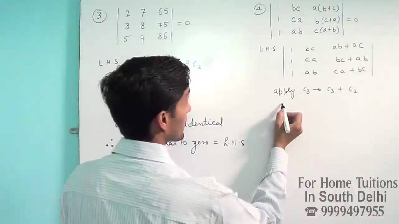 Free ncert solution class 12 maths determinants cbse board class