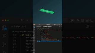 3D Button Drop Shadow Effect Using Pure CSS | 3D Hover Effect #shorts #frontendcourse #cssanimation