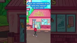 I Walk To Burger King (Funny Animation) #Shorts