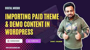 🚀 Quick & Easy Way to Import Paid WordPress Themes and Their Demo Content! ⚡| Digital Moshh