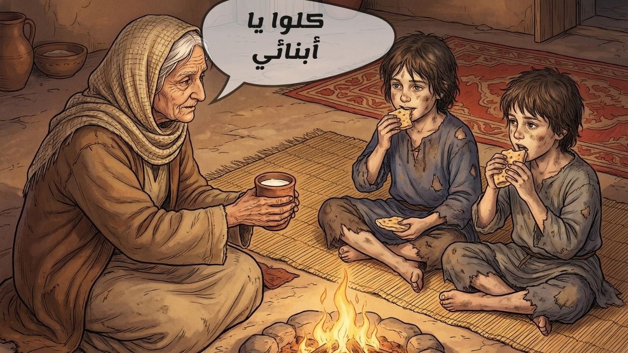 قصة الأرملة العجوزالفقيرة التي كانت تطعم يتيمين يوميًا… بعد 20 سنة عادوا لكن كأغنى رجال! حكاية رائعة