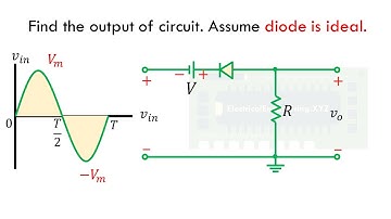 Diode Clipper Circuit 4 - Biased Positive Series Clipper