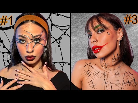 Halloween Makeup // 3 Simple and Quick Ideas👻