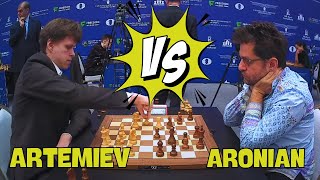 ARTEMIEV VS ARONIAN || World Blitz Chess 2023 - R16