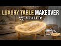 Making a Luxury White Onyx Resin Table with Gold Veins &amp; Pearls