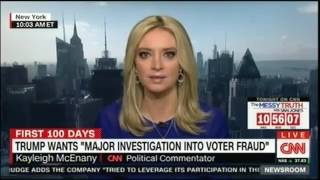 It S Not True A Bias Cnn Carol Costello Battles Kayleigh Mcenany Over President Trump Voter Fraud