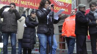 MANIFESTAZIONE FIRENZE CON SCIOPERO CGIL/FIOM 5/12/2012 MONICA MARIANI(BREDA)
