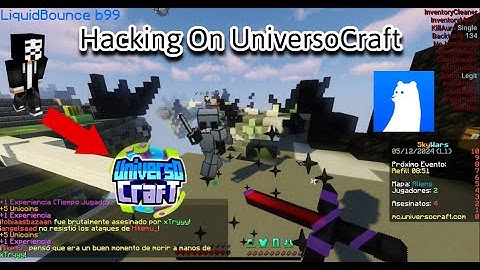 Universocraft Hacking  w/ LiquidBounce B99 | Killaura, Autoblock,Scaffold ,Backtrack | Polar Hacking
