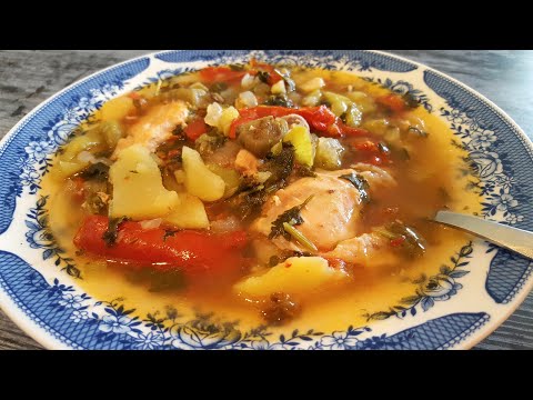 НАСТОЯЩИЙ ЛЕТНИЙ ОБЕД или ХАШЛАМА ИЗ КУРИЦЫ С ОВОЩАМИ!! Безумно вкусно. Сытно. Полезно.