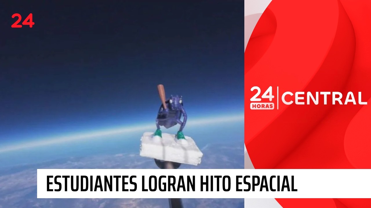 Estudiantes chilenos lanzaron globo a la estratósfera