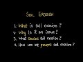 Soil Erosion Quiz