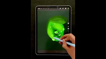 Easy waterdrop drawing #art #procreate #shorts #digitalart #tutorial #ipad #waterdropdrawing