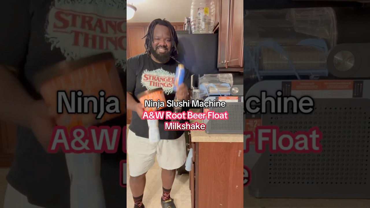 Watch A&W Root beer float with my @NinjaKitchenUS Slushi machine on YouTube Watch A&W Root beer float with my @NinjaKitchenUS Slushi machine on YouTube