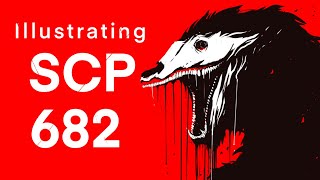 Illustrating a monster- SCP 682