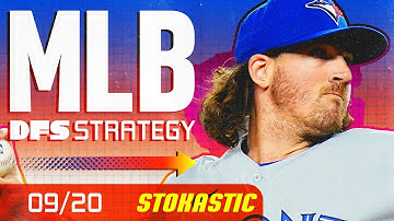 MLB DFS Strategy (Wednesday 9/20/23) | DraftKings & FanDuel Daily Fantasy Baseball Picks & Lineups