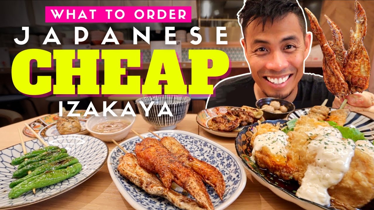 ⁣What Cheap Chicken Izakaya Foods Japanese Really Order