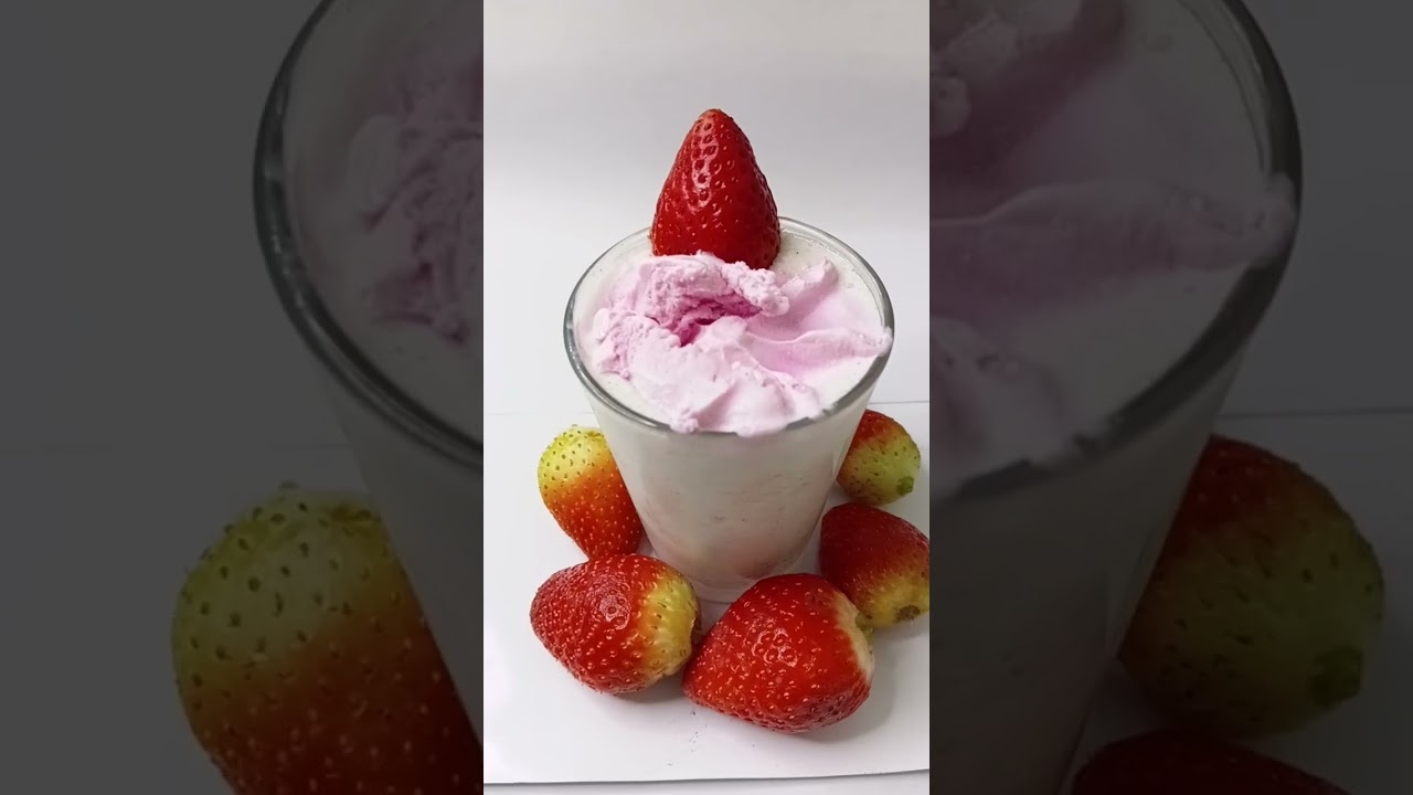 Strawberry + Oreo Ice Cream + Oreo Milkshake | 3 in 1 Easy Recipes