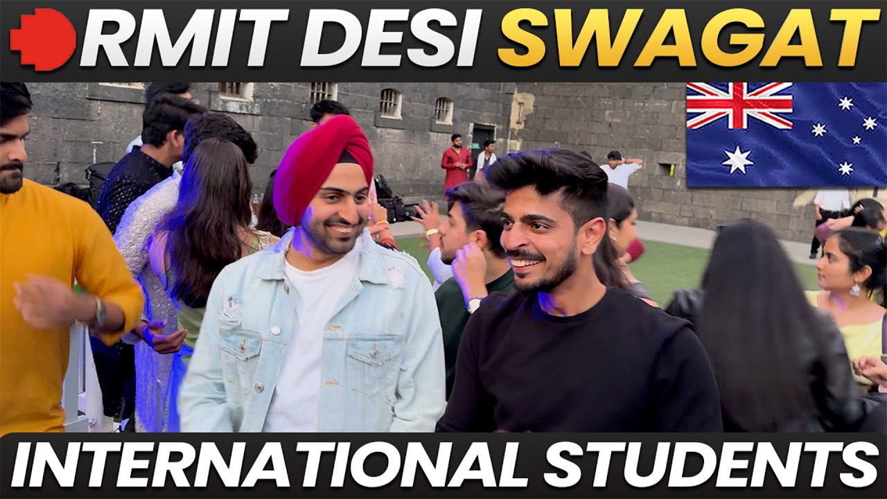 RMIT University Australia Desi Swagat 2025 🇦🇺 | Campus Life, Student Experience | Vlog 
