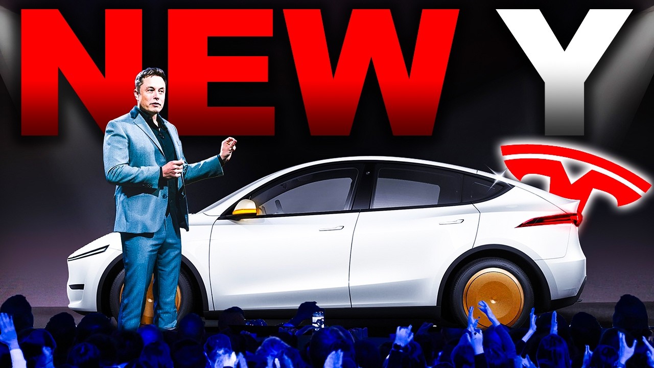 It's HERE! - NEW Tesla Model Y & 3 For 2025 - YouTube