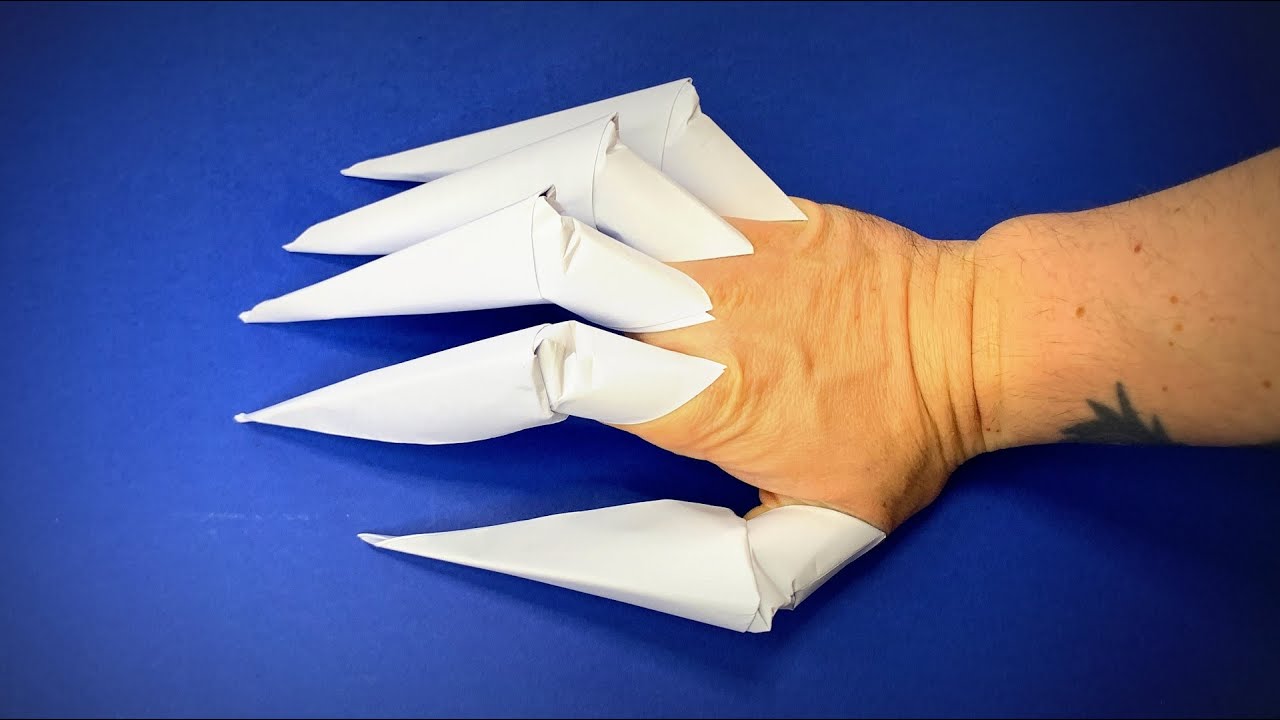 Comment faire des griffes de dragon en papier | Griffes Origami | Les