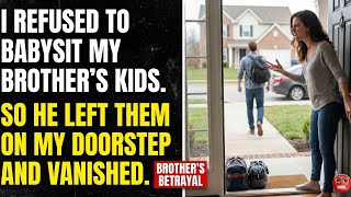 I Said No to Babysitting My Brother’s Kids , So He Dumped Them in a Taxi and Disappeared