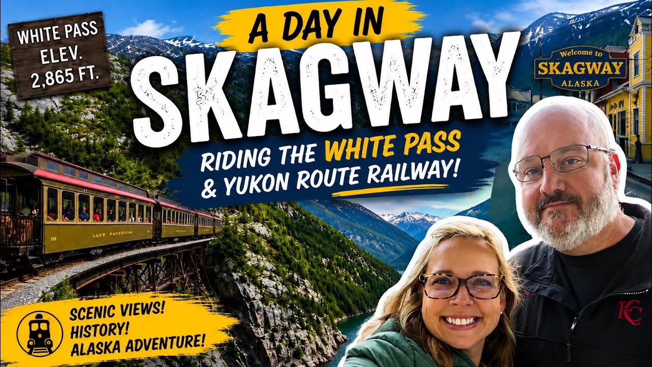 Skagway, Alaska Adventure 🚂 Riding the EPIC White Pass & Yukon Route Railway! #alaska #alaskacruise 